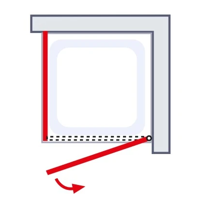 Schulte Alexa Style 2.0 Drehtür Inklusive Seitenwand 90 X 80 X 192 Cm 3 Schulte Alexa Style 2.0 Drehtür Inklusive Seitenwand 90 X 80 X 192 Cm – Bild 3