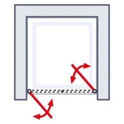 Schulte Alexa Style 2.0 Pendeltür In Nische 90 X 192 Cm 10 Schulte Alexa Style 2.0 Pendeltür In Nische 90 X 192 Cm -Schulte 4060991018565 6