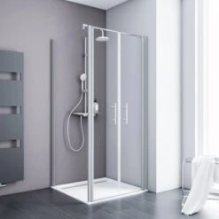 Schulte Alexa Style 2.0 Pendeltür Inklusive Seitenwand 80 X 80 X 192 Cm