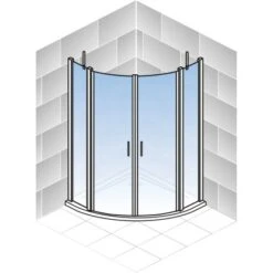 Schulte Runddusche Alexa Style 2.0 Echtglas 4-tlg. Alu-Natur 90 Cm X 90 Cm 6 Schulte Runddusche Alexa Style 2.0 Echtglas 4-tlg. Alu-Natur 90 Cm X 90 Cm -Schulte 4060991019685 2053 5