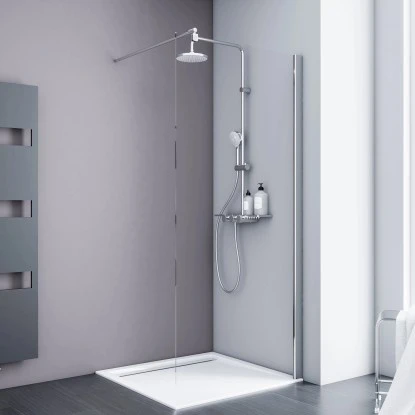 Schulte Alexa Style 2.0 Duschwand Walk In 90 X 190 Cm 1 Schulte Alexa Style 2.0 Duschwand Walk In 90 X 190 Cm