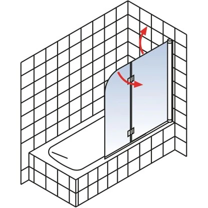 Schulte Badewannenaufsatz Alu Natur 140x112 Cm 4 Schulte Badewannenaufsatz Alu Natur 140x112 Cm – Bild 4