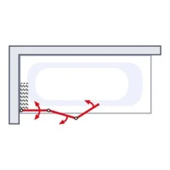 Schulte Badewannenaufsatz 3-tlg. Alu Natur Dekor Liane 140 X 125 Cm 7 Schulte Badewannenaufsatz 3-tlg. Alu Natur Dekor Liane 140 X 125 Cm -Schulte 4060991021060 6