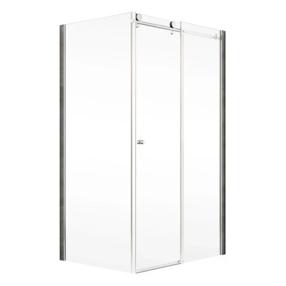 Schulte Schiebetür Inkl. Seitenwand MasterClass Chromoptik BxTxH 140x80x200 Cm 2 Schulte Schiebetür Inkl. Seitenwand MasterClass Chromoptik BxTxH 140x80x200 Cm – Bild 2