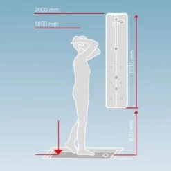 Schulte Dusch Master Rain Mit Thermostat Und Tellerkopfbrause -Schulte 4060991035418 2053 6