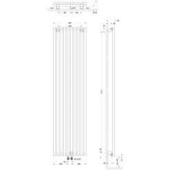 Schulte ExpressPlus Design-Heizkörper Lyon Mittelanschluss 1.094W Alpinweiß 6 Schulte ExpressPlus Design-Heizkörper Lyon Mittelanschluss 1.094W Alpinweiß -Schulte 4060991036323 2053 6