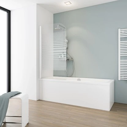 Schulte ExpressPlus Badewannenaufsatz Komfort 1-tlg. Querstreifen 140x80cm 1 Schulte ExpressPlus Badewannenaufsatz Komfort 1-tlg. Querstreifen 140x80cm