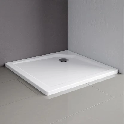 Schulte ExpressPlus Schürze Für Duschwanne Quadrat Extraflach Alpinweiß 90x90 Cm 2 Schulte ExpressPlus Schürze Für Duschwanne Quadrat Extraflach Alpinweiß 90x90 Cm – Bild 2