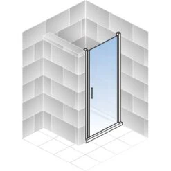 Schulte ExpressPlus Drehtür Für Nische AlexaStyle2.0Dekor Liane 80x192cm -Schulte 4060991037474 2053 5