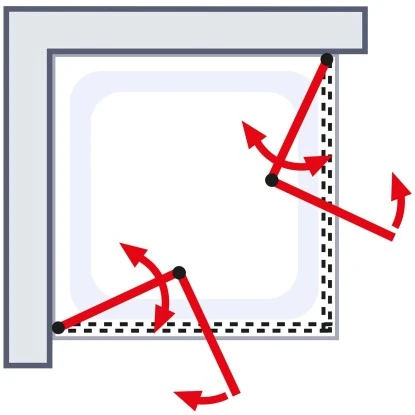 Schulte ExpressPlus Drehfalttür Eckeinstieg AlexaStyle2.0 Alu Natur Klar 80cm 7 Schulte ExpressPlus Drehfalttür Eckeinstieg AlexaStyle2.0 Alu Natur Klar 80cm – Bild 7