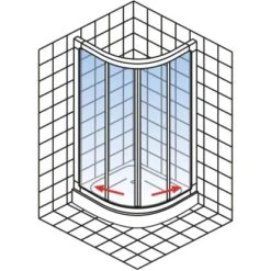 Schulte ExpressPlus Runddusche Kristall/Trend Inkl. Duschwanne 80x80cm 12 Schulte ExpressPlus Runddusche Kristall/Trend Inkl. Duschwanne 80x80cm -Schulte 4060991038143 2053 5