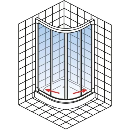 Schulte ExpressPlus Runddusche Kristall/Trend Inkl. Duschwanne 80x80cm 5 Schulte ExpressPlus Runddusche Kristall/Trend Inkl. Duschwanne 80x80cm – Bild 5