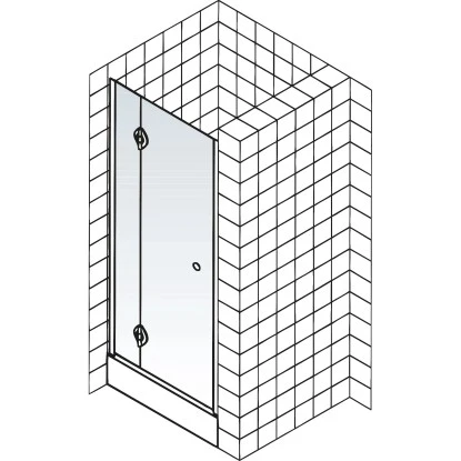 Schulte ExpressPlus Drehtür In Nische MasterClass Links Chromoptik 80x200cm 5 Schulte ExpressPlus Drehtür In Nische MasterClass Links Chromoptik 80x200cm – Bild 5