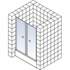 Schulte ExpressPlus Pendeltür In Nische Garant Chromoptik 90x200cm 8 Schulte ExpressPlus Pendeltür In Nische Garant Chromoptik 90x200cm -Schulte 4060991038617 2053 5