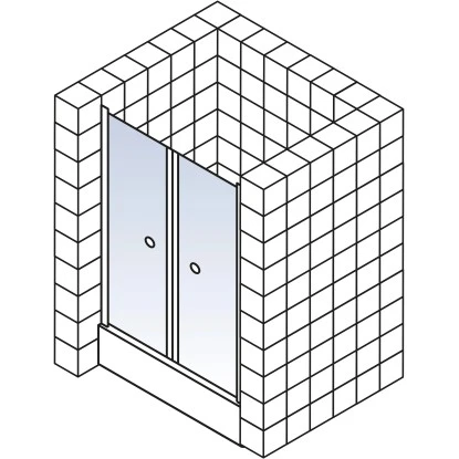 Schulte ExpressPlus Pendeltür In Nische Garant Chromoptik 90x200cm 4 Schulte ExpressPlus Pendeltür In Nische Garant Chromoptik 90x200cm – Bild 4