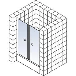 Schulte ExpressPlus Pendeltür Garant Chromoptik Klar Hell 100x200cm 8 Schulte ExpressPlus Pendeltür Garant Chromoptik Klar Hell 100x200cm -Schulte 4060991038631 2053 5