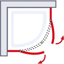 Schulte ExpressPlus Runddusche Garant 4-tlg. Alu-Natur Radius 55cm 10 Schulte ExpressPlus Runddusche Garant 4-tlg. Alu-Natur Radius 55cm -Schulte 4060991038679 2053 6