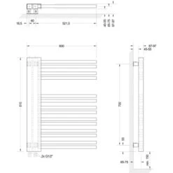 Schulte Design-Heizkörper Bologna 81 Cm X 60 Cm Alpinweiß Version Links 8 Schulte Design-Heizkörper Bologna 81 Cm X 60 Cm Alpinweiß Version Links -Schulte 4060991039911 2053 3
