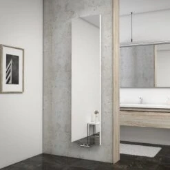 Schulte Design-Heizkörper New York Spiegel Weiß HxB 180,6x45,6 Cm 688 W