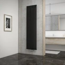 Schulte Design-Heizkoerper Lyon Mit 1094 W Leistung In Anthrazit, 1800x462mm