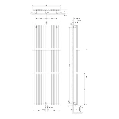 Schulte Design-Heizkoerper Lyon Mit 1422 W Leistung In Reflex-Grau, 1800x606mm 2 Schulte Design-Heizkoerper Lyon Mit 1422 W Leistung In Reflex-Grau, 1800x606mm – Bild 2