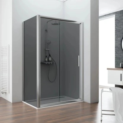 Schulte Seitenwand Für Schiebetür Kristall/Trend Chromoptik Grau Anthr. 200x90cm 1 Schulte Seitenwand Für Schiebetür Kristall/Trend Chromoptik Grau Anthr. 200x90cm