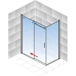 Schulte Seitenwand Für Schiebetür Kristall/Trend Chromoptik Grau Anthr. 200x90cm 10 Schulte Seitenwand Für Schiebetür Kristall/Trend Chromoptik Grau Anthr. 200x90cm -Schulte 4060991044960 2053 3