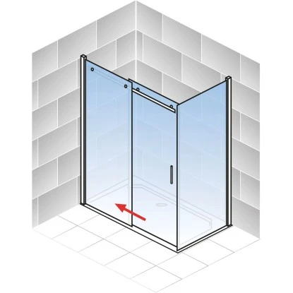 Schulte Seitenwand Für Schiebetür Kristall/Trend Chromoptik Grau Anthr. 200x90cm 5 Schulte Seitenwand Für Schiebetür Kristall/Trend Chromoptik Grau Anthr. 200x90cm – Bild 5