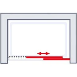 Schulte Schiebetür In Nische Kristall Trend 2-teilig BxH 140 X 200 Cm 11 Schulte Schiebetür In Nische Kristall Trend 2-teilig BxH 140 X 200 Cm -Schulte 4060991044977 2053 6