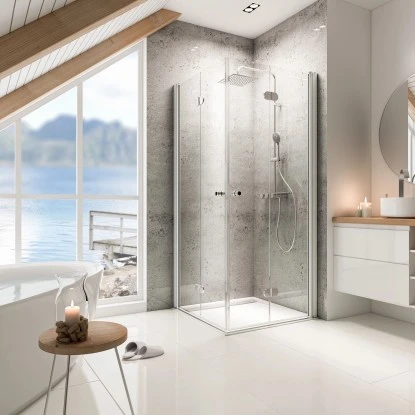 Schulte Drehfalttür Als Eckeinstieg Garant BxTxH 80 X 90 X 200 Cm 1 Schulte Drehfalttür Als Eckeinstieg Garant BxTxH 80 X 90 X 200 Cm