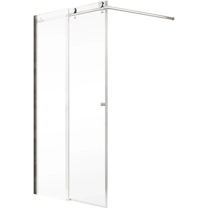 Schulte Duschwand Walk In Mit Schiebetür Festelement Links BxH 120 X 200 Cm 2 Schulte Duschwand Walk In Mit Schiebetür Festelement Links BxH 120 X 200 Cm – Bild 2