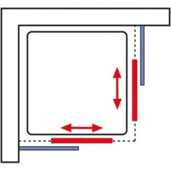 Schulte ExpressPlus Eckeinstieg Sunny Sicherheitsglas Chromoptik 190x80cm -Schulte 4060991050411 2053 6