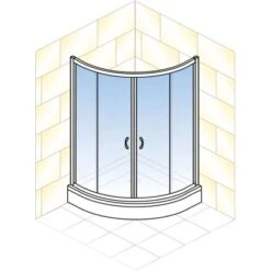 Schulte ExpressPlus Runddusche Sunny Sicherheitsglas Alpinweiß 190x90x90cm 12 Schulte ExpressPlus Runddusche Sunny Sicherheitsglas Alpinweiß 190x90x90cm -Schulte 4060991051098 2053 5