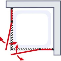 Schulte Eckeinstieg 4-tlg. Alexa Style 2.0 Alu-Natur Depoli Light 90x90x192 Cm 9 Schulte Eckeinstieg 4-tlg. Alexa Style 2.0 Alu-Natur Depoli Light 90x90x192 Cm -Schulte 4060991051203 2053 6