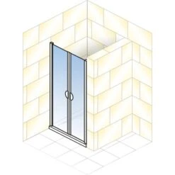 Schulte ExpressPlus Pendeltür Sunny In Nische 180x75cm Alu Natur 6 Schulte ExpressPlus Pendeltür Sunny In Nische 180x75cm Alu Natur -Schulte 4060991055256 2053 5