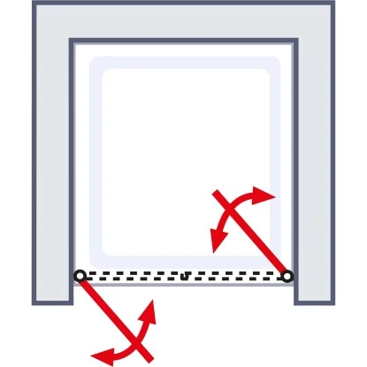 Schulte ExpressPlus Pendeltür Sunny In Nische 180x75cm Alu Natur 4 Schulte ExpressPlus Pendeltür Sunny In Nische 180x75cm Alu Natur – Bild 4