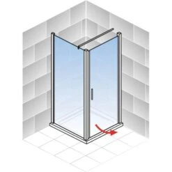 Schulte Alexa Style 2.0 Drehtür Inkl. Seitenwand BlackStyle 80 X 80 X 192cm 16 Schulte Alexa Style 2.0 Drehtür Inkl. Seitenwand BlackStyle 80 X 80 X 192cm -Schulte 4060991055867 2053 5