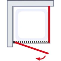 Schulte Alexa Style 2.0 Drehtür Inkl. Seitenwand BlackStyle 80 X 80 X 192cm 17 Schulte Alexa Style 2.0 Drehtür Inkl. Seitenwand BlackStyle 80 X 80 X 192cm -Schulte 4060991055867 2053 6