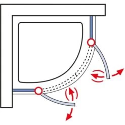 Schulte ExpressPlus Runddusche Garant Mit Duschwanne Alu Natur 200x90x90cm 16 Schulte ExpressPlus Runddusche Garant Mit Duschwanne Alu Natur 200x90x90cm -Schulte 4060991055966 2053 6