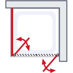 Schulte ExpressPlus Set Duschkabine Pendeltür Garant Mit Duschwanne 200x80cm 16 Schulte ExpressPlus Set Duschkabine Pendeltür Garant Mit Duschwanne 200x80cm -Schulte 4060991056017 2053 6