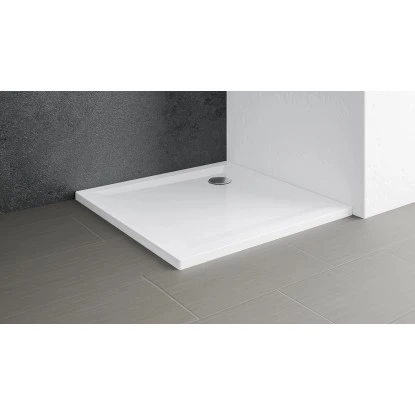 Schulte ExpressPlus Duschwanne Eckig Extra-flach Mineralguss 100 X 100 Cm 2 Schulte ExpressPlus Duschwanne Eckig Extra-flach Mineralguss 100 X 100 Cm – Bild 2