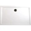 Schulte ExpressPlus Duschwanne Eckig Extra-flach Mineralguss Asym. 80x120cm