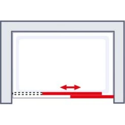 Schulte Alexa Style 2.0 Schiebetür In Nische BlackStyle 120 X 200cm 7 Schulte Alexa Style 2.0 Schiebetür In Nische BlackStyle 120 X 200cm -Schulte 4060991056697 2053 6