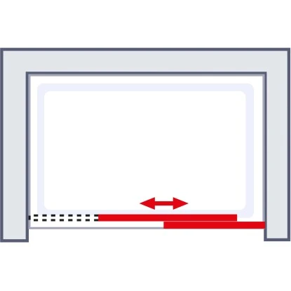 Schulte Alexa Style 2.0 Schiebetür In Nische BlackStyle 120 X 200cm 4 Schulte Alexa Style 2.0 Schiebetür In Nische BlackStyle 120 X 200cm – Bild 4