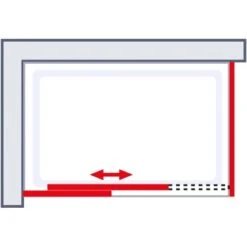 Schulte Alexa Style 2.0 Schiebetür Inkl. Seitenwand BlackStyle 120 X 80 X 200cm -Schulte 4060991056710 2053 6