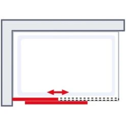 Schulte Alexa Style 2.0 Duschwand Walk In Schiebetür BlackStyle120 X 200cm -Schulte 4060991056734 2053 6