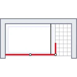 Schulte Alexa Style 2.0 Duschwand Walk In Loft 2-tlg BlackStyle 120 X 30 X 200cm -Schulte 4060991056741 2053 6