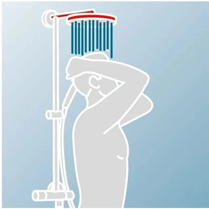 Schulte ExpressPlus Duschsystem Rain Classic Mit Thermostat Black Style Rund 7 Schulte ExpressPlus Duschsystem Rain Classic Mit Thermostat Black Style Rund – Bild 7