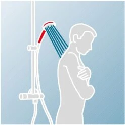 Schulte Duschsystem Rain Classic Mit Thermostat Kopfbrause Rund -Schulte 4060991060427 10 1