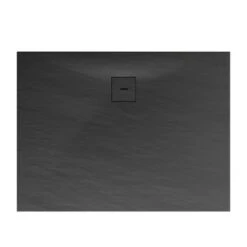 Schulte Duschwanne Mineralguss Mit Steinstruktur 800 X 1000 Mm Anthrazit